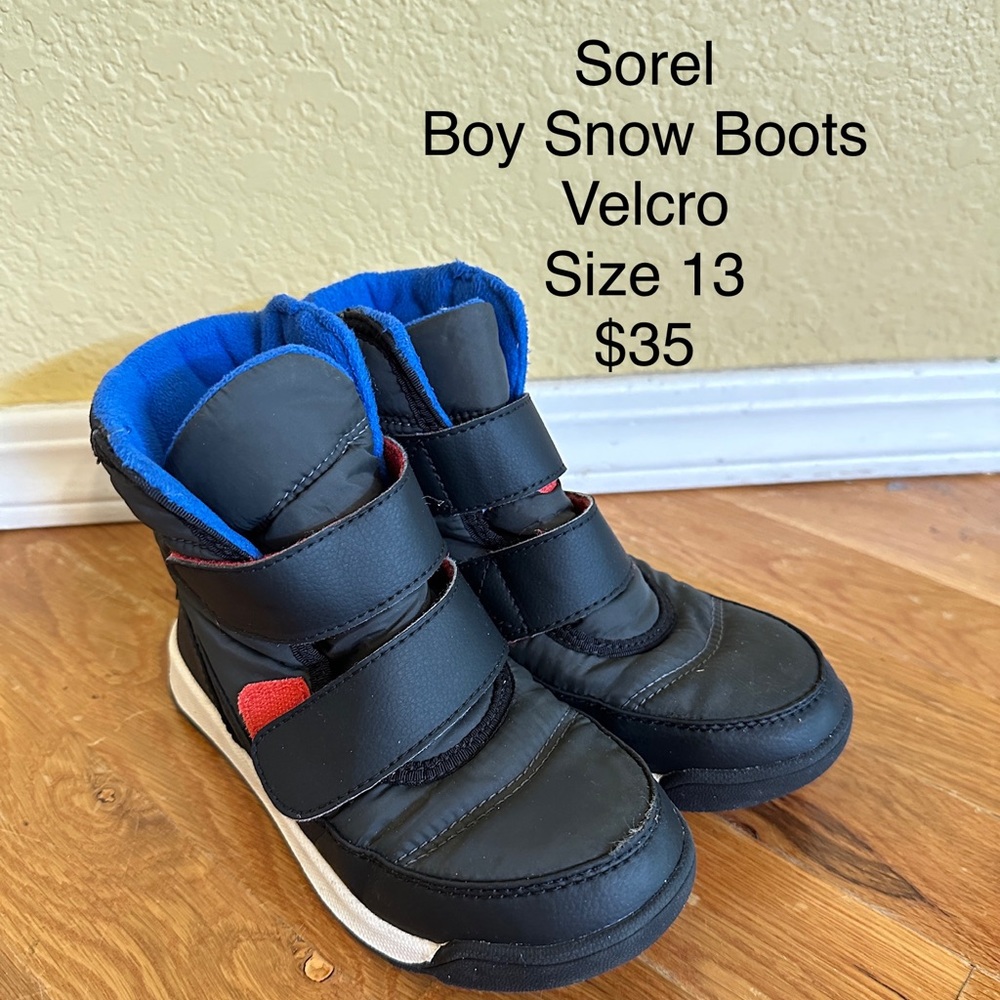 Sorel Whitney II Strap Boots for boys